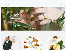 Tablet Screenshot of nurulizzahcatering.com.my